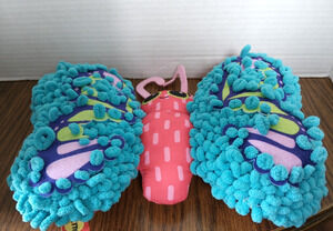 Alex Red And Blue Butterfly Yarn Plush